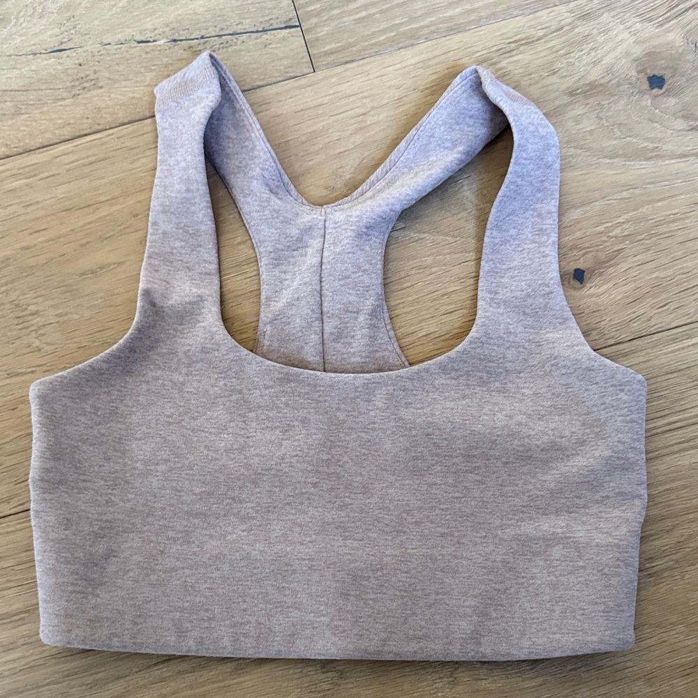Seamless Racerback Bralette in Taupe